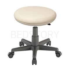 진성메디시스템 미용의자 AS-300 진료의자 피부관리실 높낮이조절 보조의자 의자, 아이보리