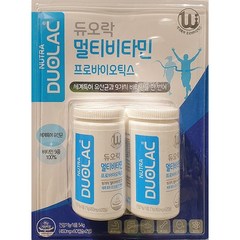 듀오락 멀티비타민 프로바이오틱스 (450mg x120캡슐), 120정, 1개