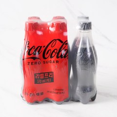 [메가마트]코카콜라 제로 무라벨 370ml*6, 370ml, 6개