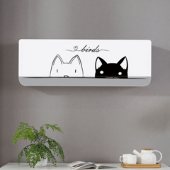 [레나샵] 스판 벽걸이에어컨커버 고양이