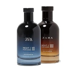 미국발송 자라향수 2X 나이트 푸어 옴므 II - 나이트 III 오 드 파르품 100ml. 오즈., 1개