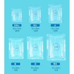 우림 국산 물100% 아이스팩 워터팩 완제품 소(12x17)128개, 128개입, 1개