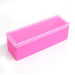 새로핸즈 비누만들기 실리콘 몰드 핑크 1kg 뚜껑포함, 단품