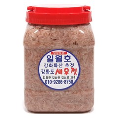 [국산100%.msg무] 약으로 먹는 잔새우젓. 강화도 추젓 3kg, 2개