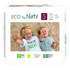 네띠 [Eco by Naty] 친환경 팬티 기저귀 5단계 20매, 단품없음, 선택완료