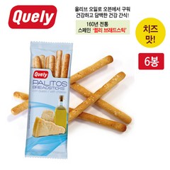 퀼리 브래드스틱 올리브오일로 치즈 맛 6봉, 6개, 50g