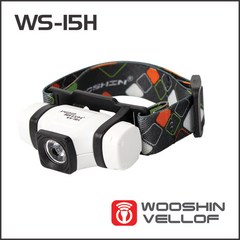 우신벨로프 WS-15H LED 손목밴드형 라이트, 1개