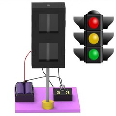 교통안전 전기회로 전류 LED 신호등 만들기 초등과학, 5인용