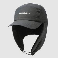 UMBRO 이어플랩 캡 다크 차콜(UO421CCPO2), DCH0_DARK-CHARCOAL, 061