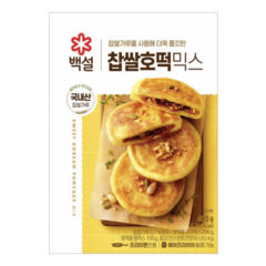 백설 찹쌀 호떡믹스, 400g, 6개