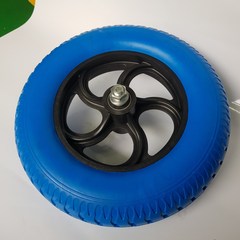 동그라미캐스터 13인치 청발포 ﻿ 바퀴 지름은 360mm 바퀴폭은 82mm, 1개