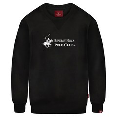 비버리힐즈폴로클럽 베이직 로고 기모 맨투맨 티셔츠 TPM-905