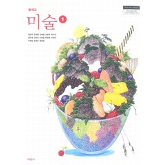중학교 미술 1 미진사 김인규 교과서 2022년사용 최상급