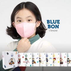 (주)아이마크 블루본 아이노우 컬러 마스크 소형 어린이마스크 30매 (개별포장) 사은품 증정, 아이보리30매