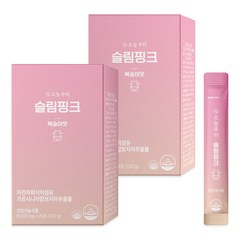 오늘부터 슬림핑크 복숭아맛, 20포, 120g, 2개