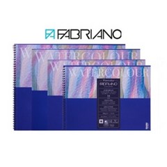파브리아노 뉴워터칼라 수채화 스케치북 중목 300g 12매 / 옵션선택, 스프링(NW14) 32x41cm