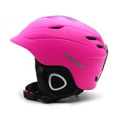 SOARED 스키 헬멧 일체형 스키 헬멧 안전 보호 성인 남성 여성 열 초경량 스노우 보드 스케이트 보드 헬멧, 분홍색, l