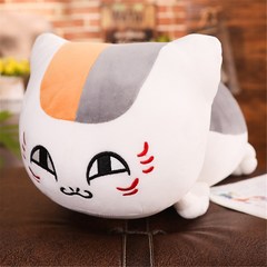 나츠메우인장 - 냥코센세 초대형 캐릭터 인형 고양이 인형 잠자는 베개, A, 23cm cm
