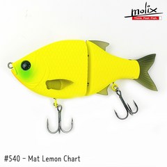 몰릭스 빅베이트 글라이드 베이트 140 플로팅 Molix Glide Bait 140F, #540 Mat Lemon Chart, 1개