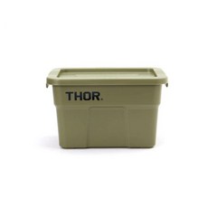 Thor Mini Tote With Lid 미니 토르 컨테이너 박스 수납함, 1개, 올리브