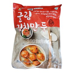 나래식품 굴림 김치만두 1kg, 1개