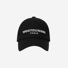 우영미 자수 볼캡 블랙 - 23SS Wooyoungmi Embroidered Ball Cap Black - 23SS