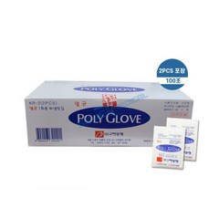 한신고려 폴리글로브/멸균위생장갑/Poly Glove, 1개