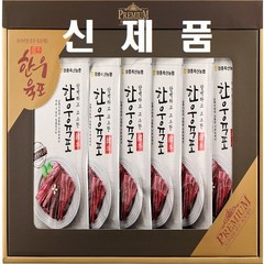 장흥축협 HACCP인증 국내산 한우육포 선물세트 1호 40gx6봉 1개, 6개