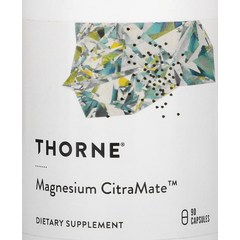 Thorne Research 마그네슘 Citramate 캡슐 90정 쏜리서치 쏜땡땡땡 약들약 고약사, 1개