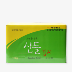 산들푸드 산들김치 중국산 10kg 포기김치 종이박스, 1개
