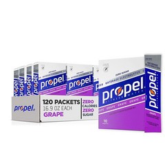 프로펠 전해질 비타민 음료 그레이프 Propel Powder Packets Electrolytes Grape 10개입 (12팩)