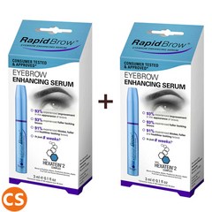래피드브로우 겉눈썹 영양제 3ML 1+1 2개세트 PROMAXYL RAPIDBROW Eyebrow Enhancing Serum 2-pack