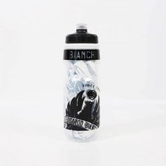 비앙키 Bianchi 보냉 물병 인서레이트 보틀 600ml 2색상 일본직구, 클리어/블랙, 1개