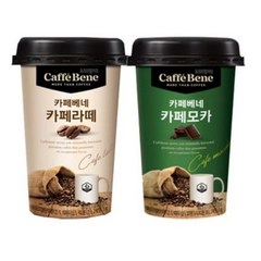 카페베네 카페모카10컵+카페라떼10컵 200ml 20컵, 40개입