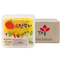 세천팜 반달단무지 1BOX(2.5kgX4개), 1개, 2.5kg