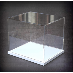 아크릴 투명 디스플레이 상자 피규어 케이스 장식장, 길이 및 너비 30x30 cm(내부 크기)