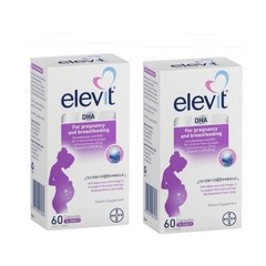 Elevit 엘레빗 DHA 임신+모유수유 60정 2팩