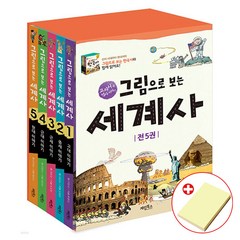 그림으로 보는 한국사 세계사 삼국지 그리스 로마 신화 한국사 인물 선택구매 사은품(붙이는메모지), 계림북스, 세계사 세트 전5권