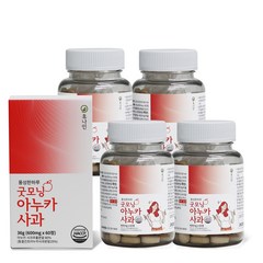 휴나인 식약청 아누카 사과 추출 분말 비오틴 맥주효모 가루 60 정, 4개, 60정