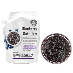 블루베리 소프트잼, 1kg, 1개