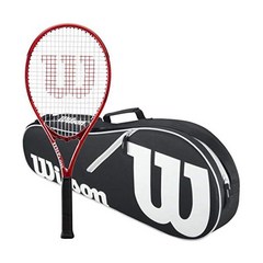 윌슨 페더러 프로 스태프 프리시전 XL 110 글로스 레드 테니스 라켓 가방