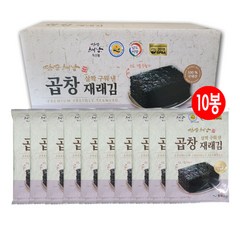 살짝구워낸 곱창재래김(5매) X 10봉, 200g, 1개