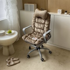 YAMAGA 동계전기방석 온열방석 의자 온열매트 의자등받이 보온 발열 방석, 얕은 쌀 커피, 48*48*48cm