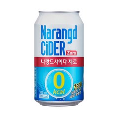 동아오츠카 나랑드사이다 제로 캔 345ml(24입), 345ml, 24개