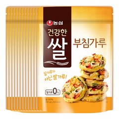 농심 건강한 쌀 부침가루, 450g, 12개