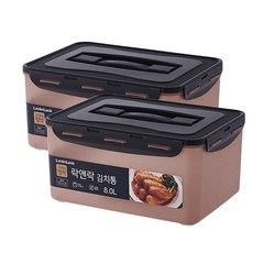 락앤락 뉴 김치통 정석 핑크, 2개, 8L