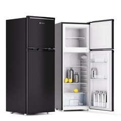 마루나 냉장고 130L 일반 소형 원룸, 블랙, BCD-138HB