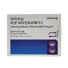 인셀덤 라이프닝 리셋 비타민&오메가 3, 1개, 1800mg