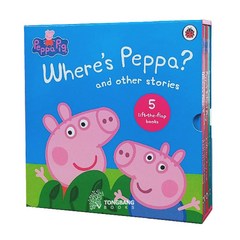 Penguin Book (영어원서) Peppa Pig Wheres And Other Stories - 5종 픽쳐북 Box Set (Hardcover 영국판) (CD없음)