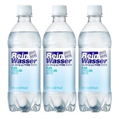 라인바싸 탄산수 500ml 20페트 플레인 자몽 레몬 맛선택, 라인바싸 플레인 500ml 20페트